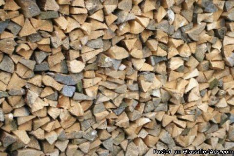Seasoned split firewood