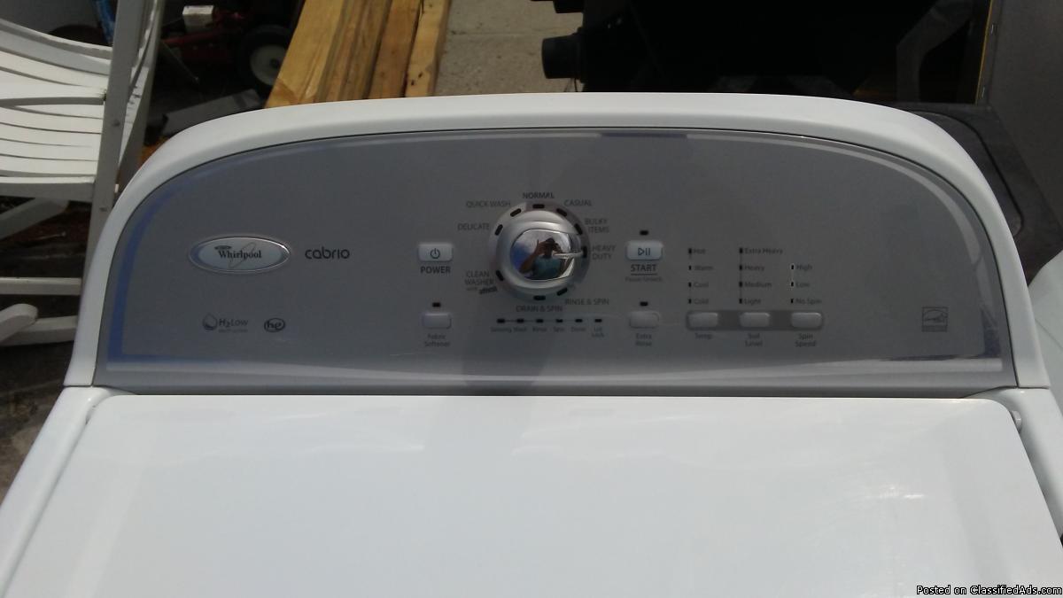 whirlpool cabrio washer&dryer, 1