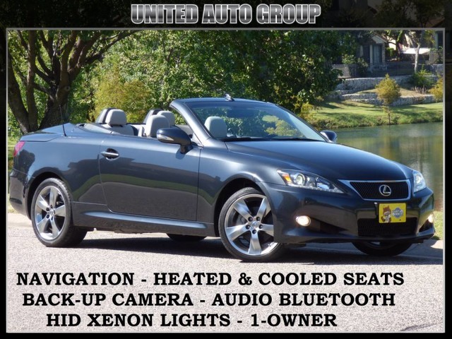 2011 Lexus IS 250C CONVERTIBLE LUXURY PKG NAVIGATION, BACK UP CAMERA, HEATED/COOLED SEATS, BLUETOOTH