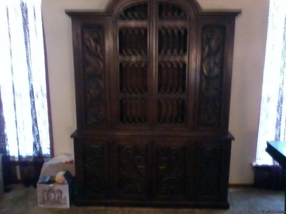 mahogany china cabinet, 0