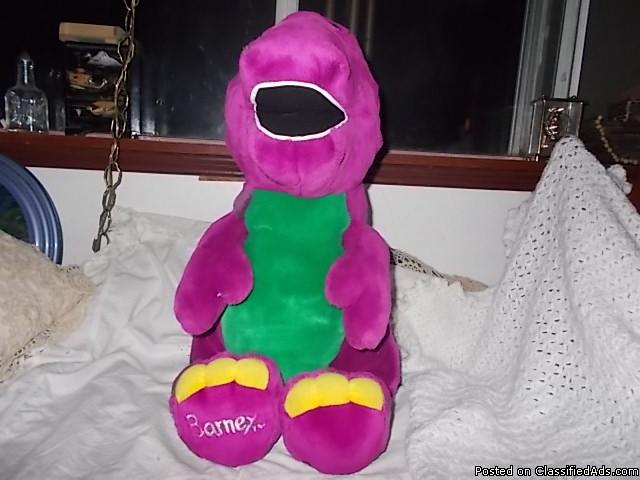 26 Inch Lyons Purple Dinosaur Barney Hard to Find this Size, 2