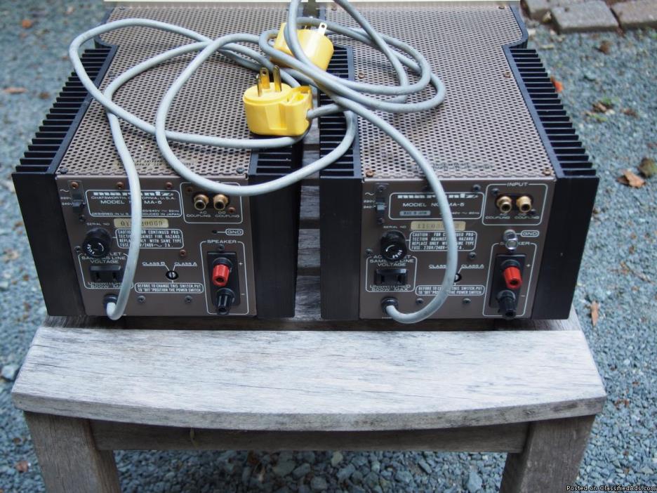 Rare Marantz amplifiers for sale, 1