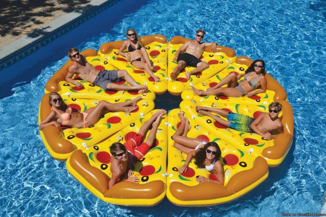 Giant Inflatable Pizza Slices?!, 2