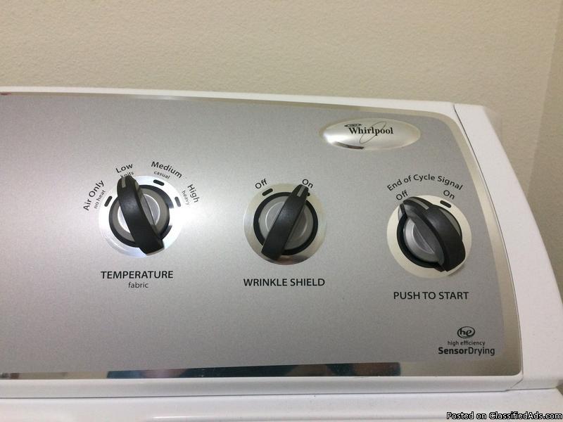 Whirlpool washer/dryer, 2
