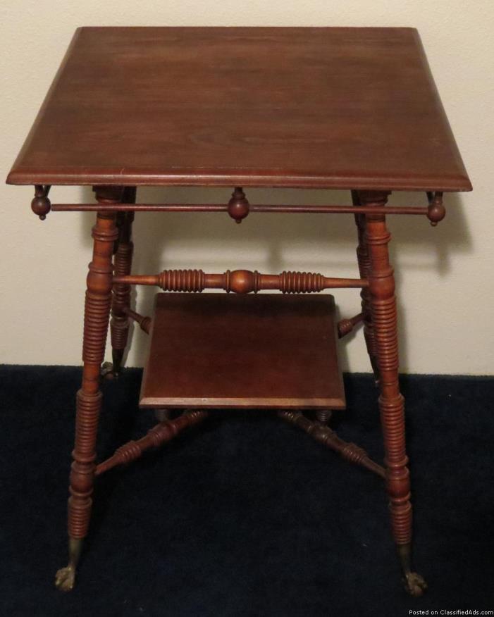 Antique Spindle-leg Table, 0