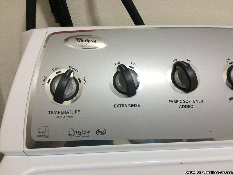 Whirlpool washer/dryer, 1