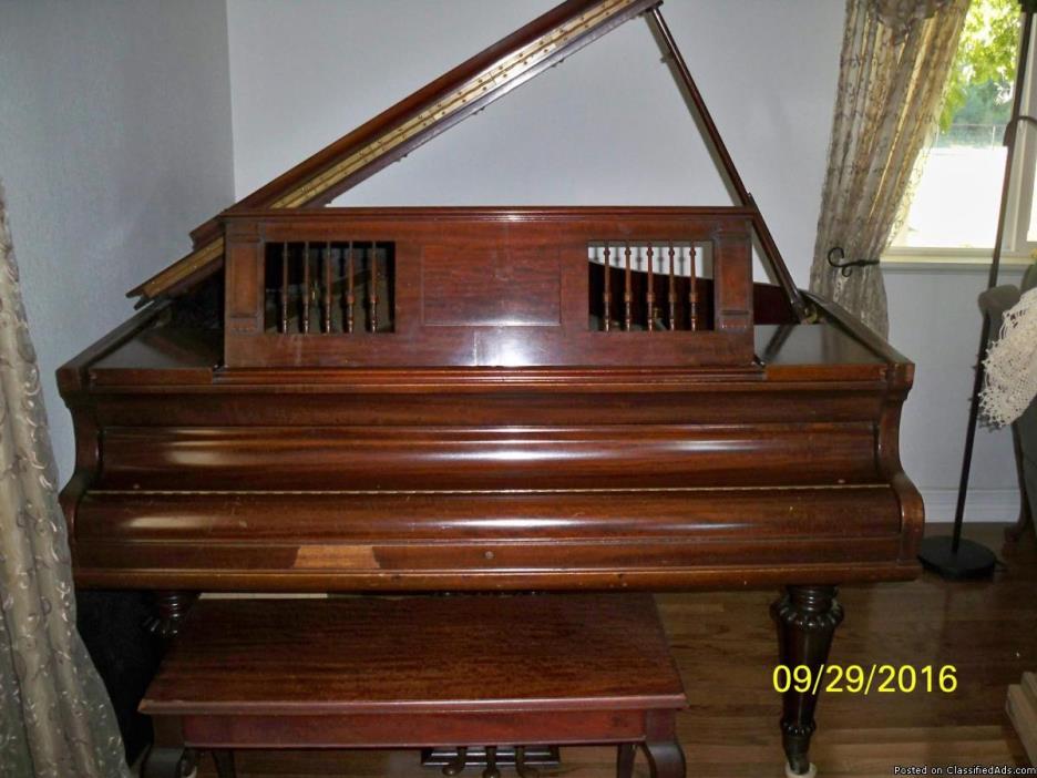 1906 Ivers & Pond Baby Grand Piano, 1