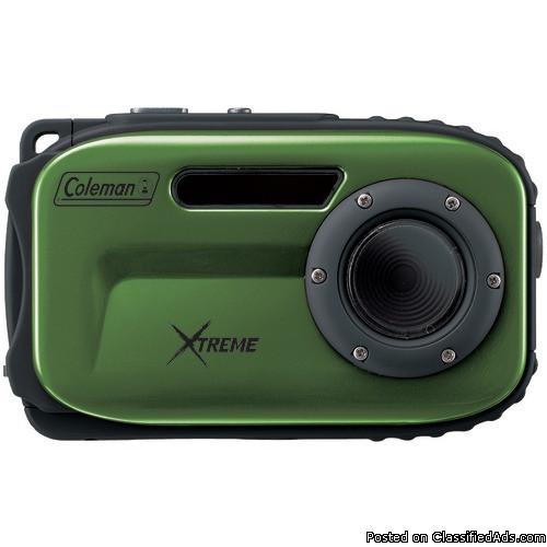 12.0 Megapixel Coleman Anti-shake Xtreme Waterproof 33ft Digital Camera (green), 1