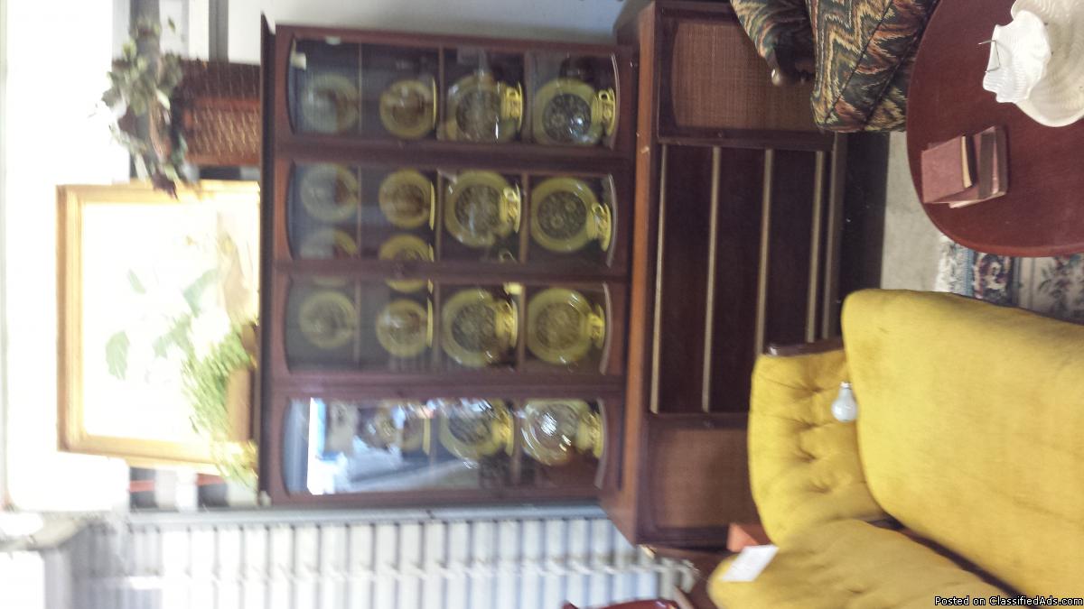 Vintage Table and Hutch, 2