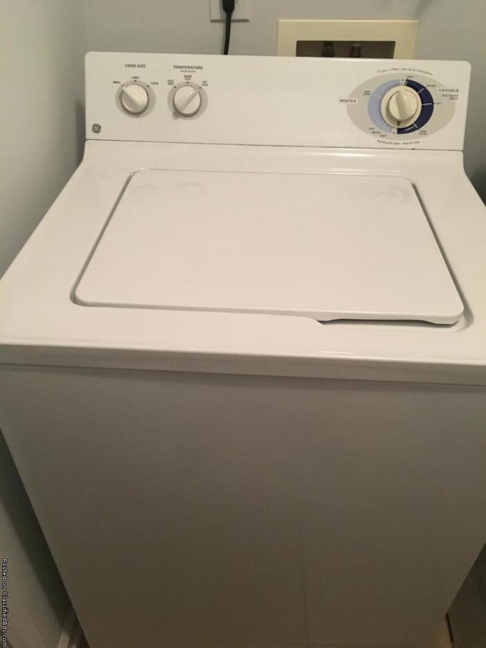 GE Washer and Dryer, 1