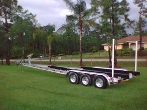 NEW BOAT TRAILER TRIPLE AXLE 18,000 LBS GVWR WITH ALL OPTIONS