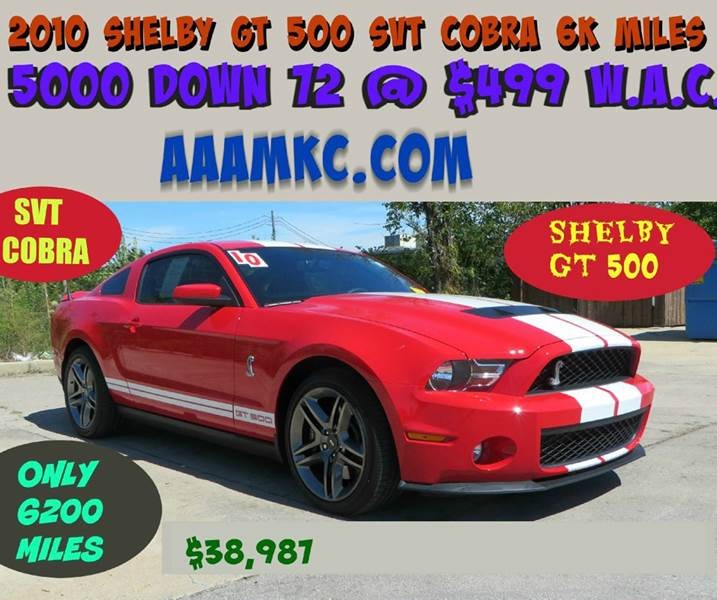2010 Ford Shelby GT500 Base 2dr Coupe