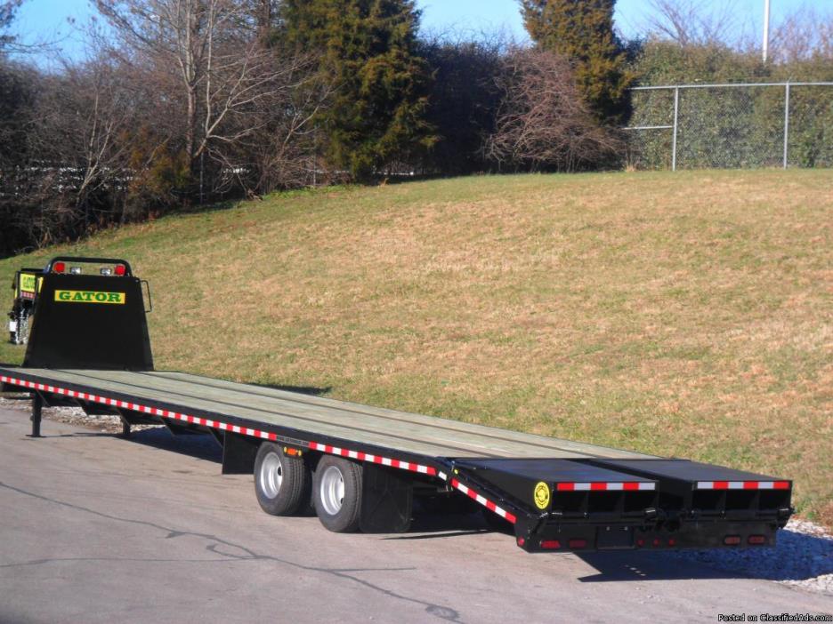 gooseneck trailers for sale 24,900 lb gvw hay trailers skid steer JD, 1