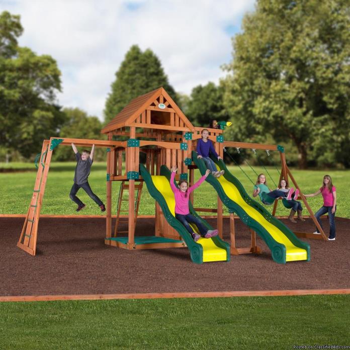 NEED A WOODEN PLAYSET INSTALLED?