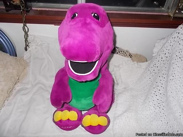 26 Inch Lyons Purple Dinosaur Barney Hard to Find this Size