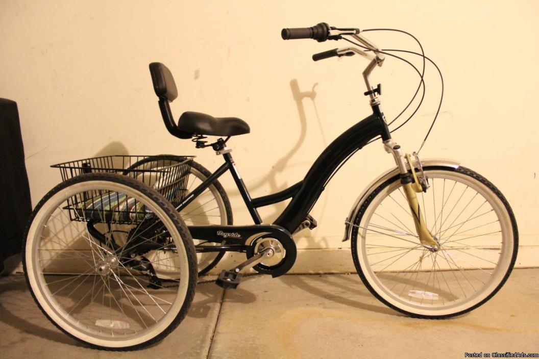 2  adult bicycles & 1 adult tricycle for sale, 1