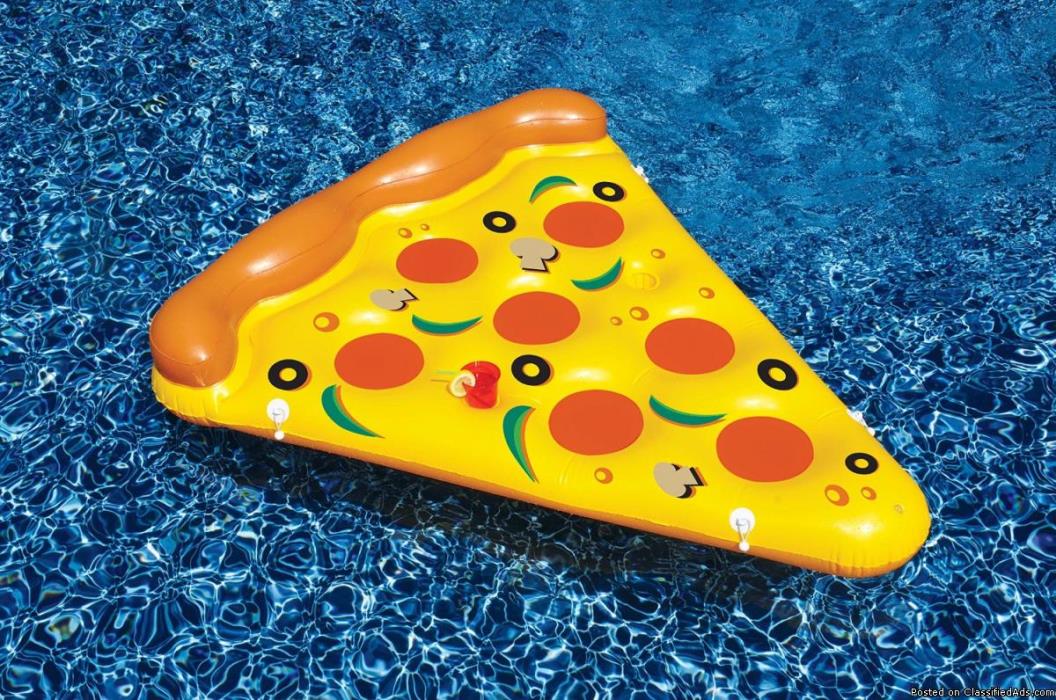 Giant Inflatable Pizza Slices?!