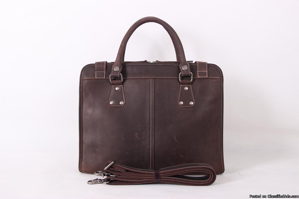 Vintage Handmade 1818 Leather Bag, 2