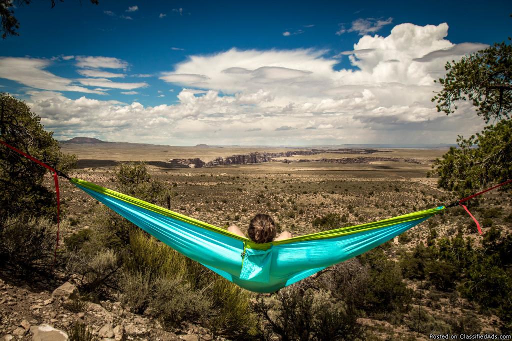 Enjoy a grand outing with a grand hammock, 1