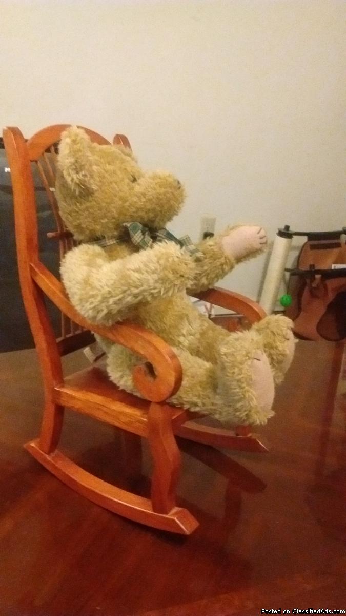 Doll sized rocking chair, 1