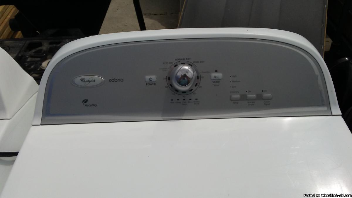 whirlpool cabrio washer&dryer, 2