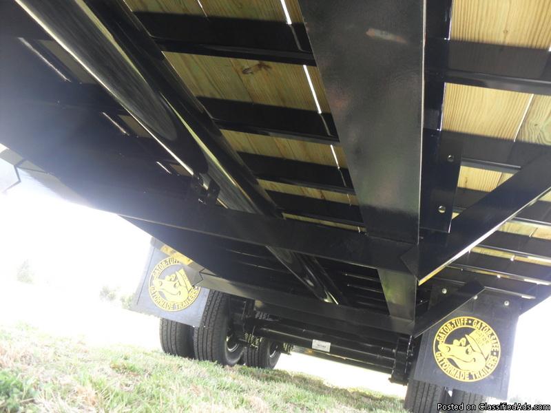 gooseneck trailers for sale 24,900 lb gvw hay trailers skid steer JD, 2