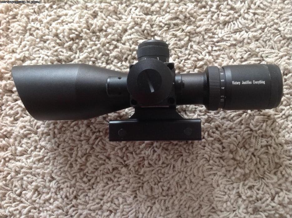Rifle scope 2.5-10 power, 1