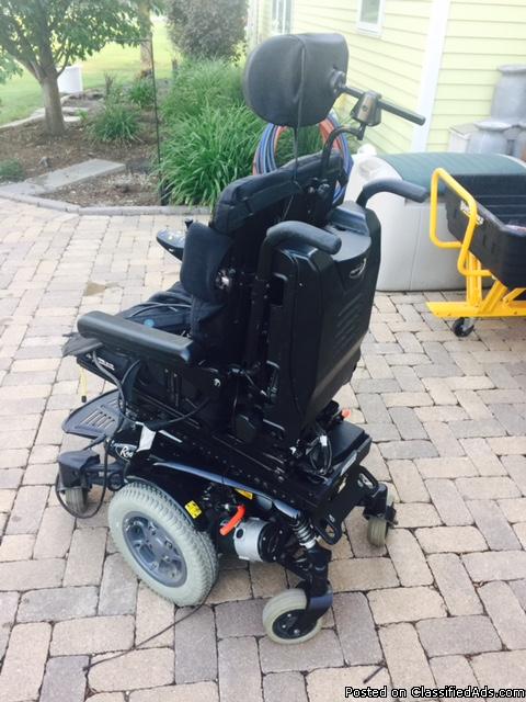 adult power wheelchair and stander