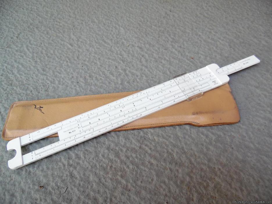 Slide Rule with Case, 0