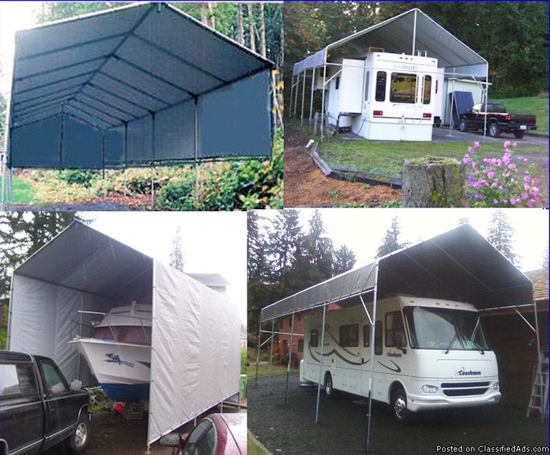 ??Build a Portable Carport Shelter for less!, 2