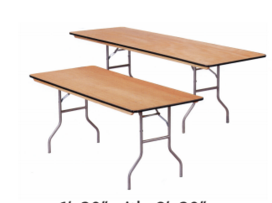 Banquet Tables, Cocktail Tables, 1
