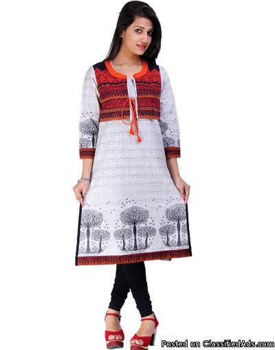 Find the wide collection in ladies ethnic wear kurtis for summer, 0