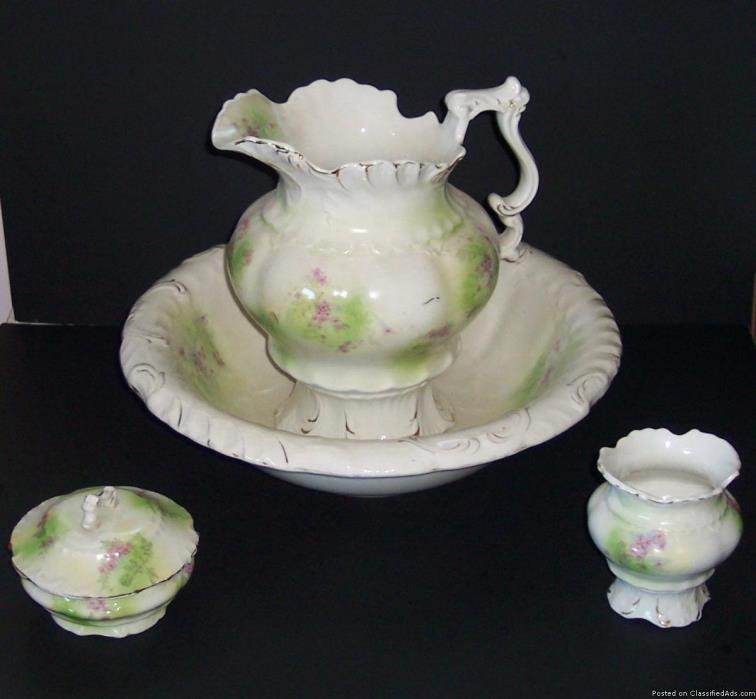 Antique-Verus-Porcelain-Pitcher-and-Bowl-cira-1898-to-1909-By-Oliver-China-Co