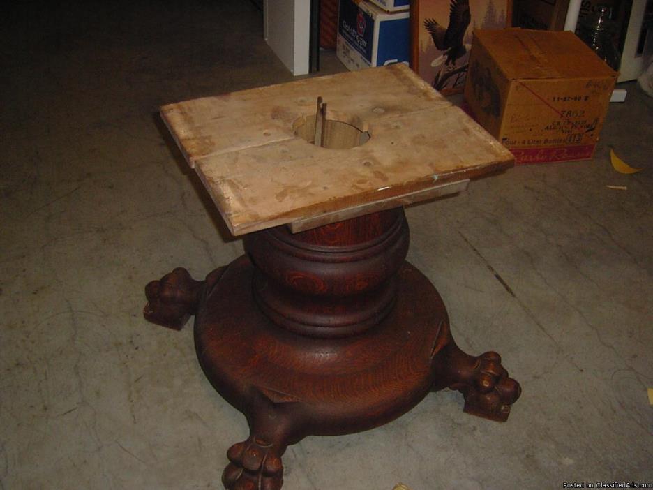clawfoot table, 1