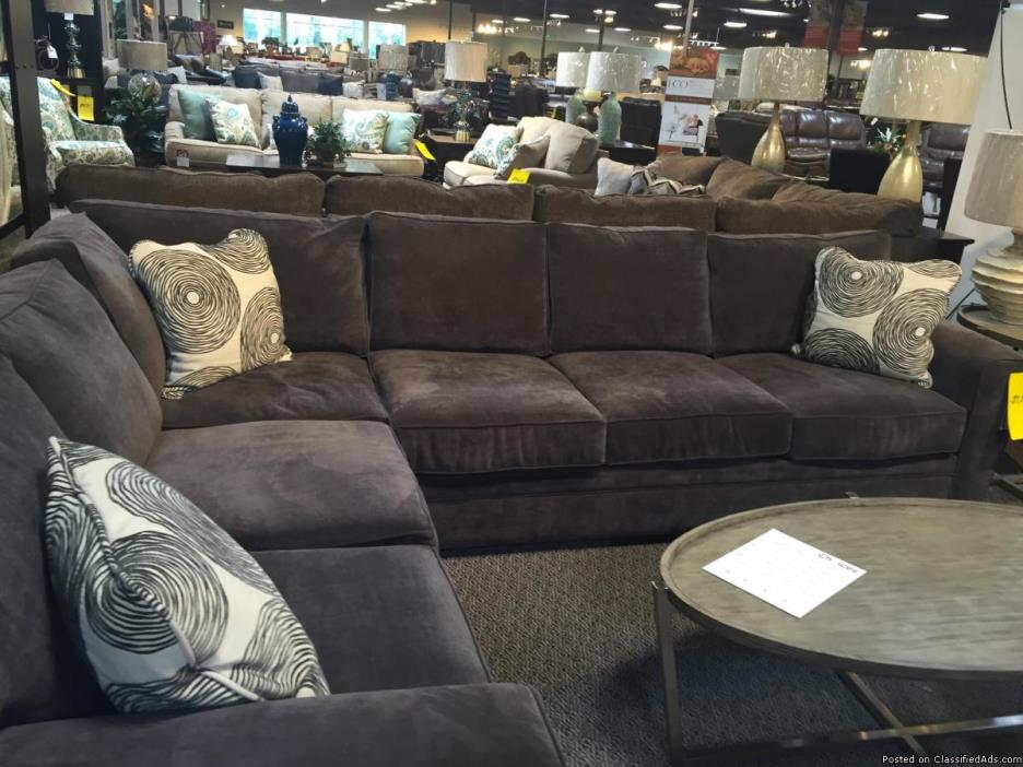 L shaped sectional couch, 1