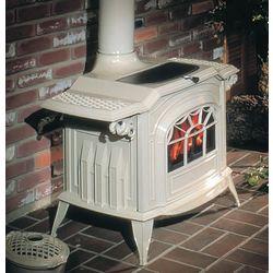 NEW WOOD STOVE Vermont Castings Resolute Acclaim in Biscuit Enamel, 2