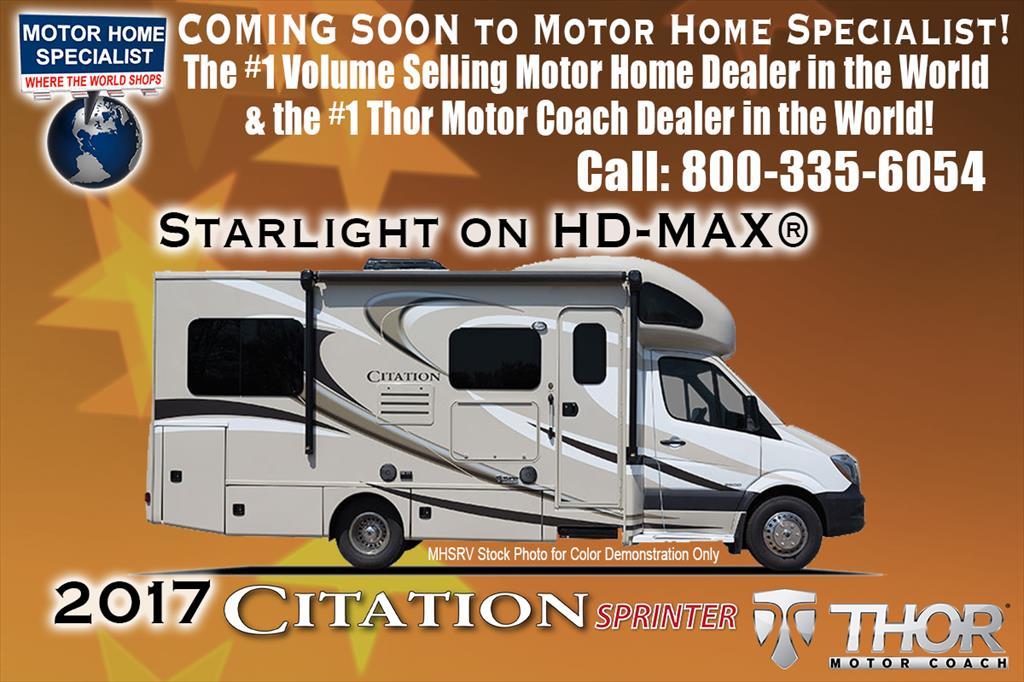 2017  Thor Motor Coach  Chateau Citation Sprinter 24SV Diesel RV
