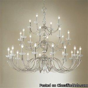 Weatherford Rope 28 & 6 Light 2 Chandeliers, 2