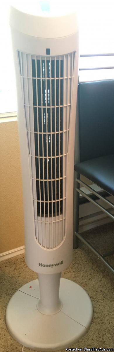Tower fan and heater for sale, 1