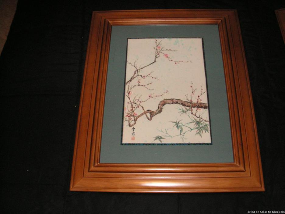 Chinese Art – 2 Original Paintings by Chinese Artist!   “Perfect for Asian..., 2