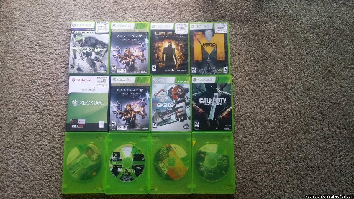 Xbox 360 Games $7 only, 0