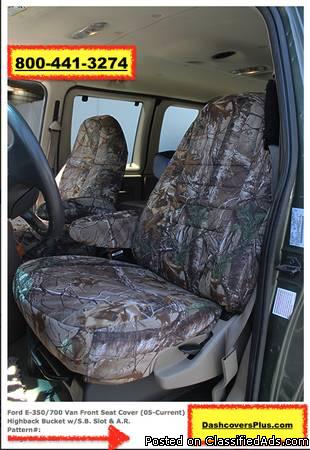 Ford E -350 / 700 Van Custom Camouflage Seat Covers