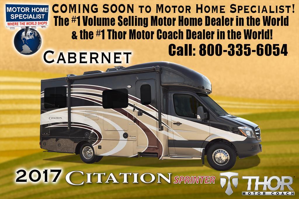 2017  Thor Motor Coach  Chateau Citation Sprinter 24ST Diesel RV