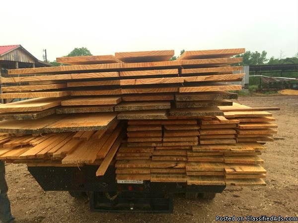Pine Board & Batten Siding materials kit --- Dry and ready for use, 2