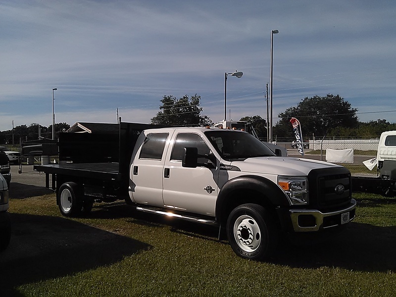 2012 Ford F-450 Crew  Flatbed Truck