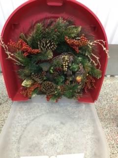 *CHRISTMAS WREATH*& Storage Container ( Quality! ), 2