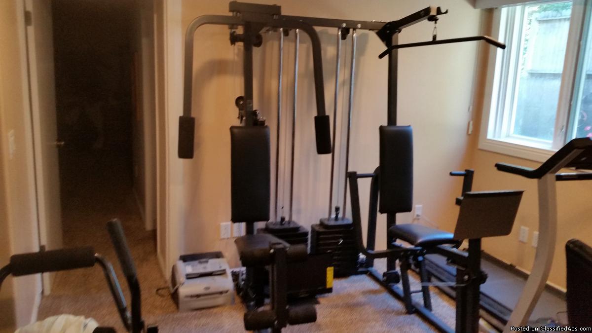 All in one weight lifting equipment
