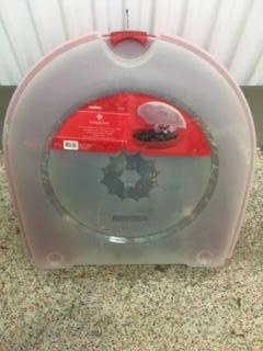 *CHRISTMAS WREATH*& Storage Container ( Quality! ), 1