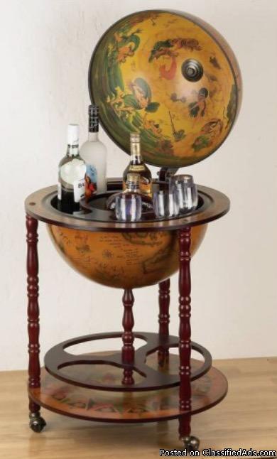 Fine Wine Display Globe, 2
