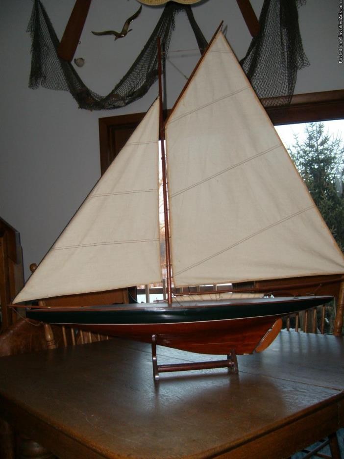 Handcrafted America's Cup Yacht Replica, 0